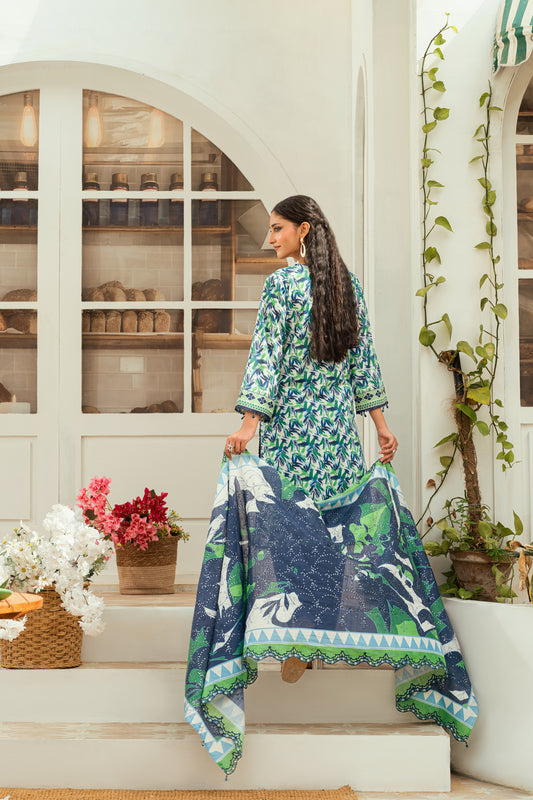 GHUMAN - 3 PC UNSTITCHED