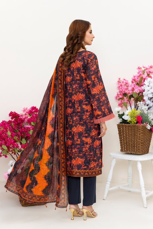 ZAHA - 3 PC UNSTITCHED