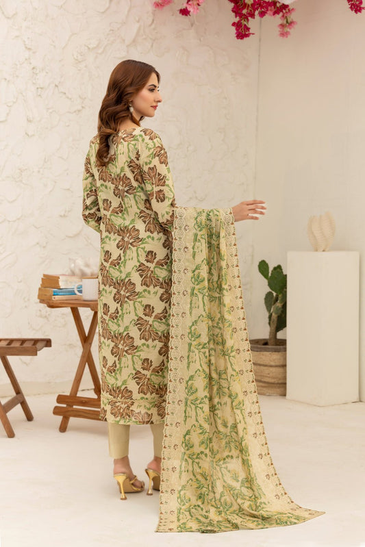 MISHA - 3PC UNSTITCHED - elayaprints