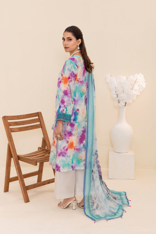 ZARA - 3 PC UNSTITCHED