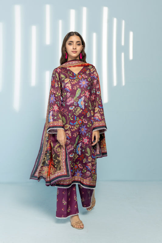 FLORAL SERENAD - 3PC UNSTITCHED