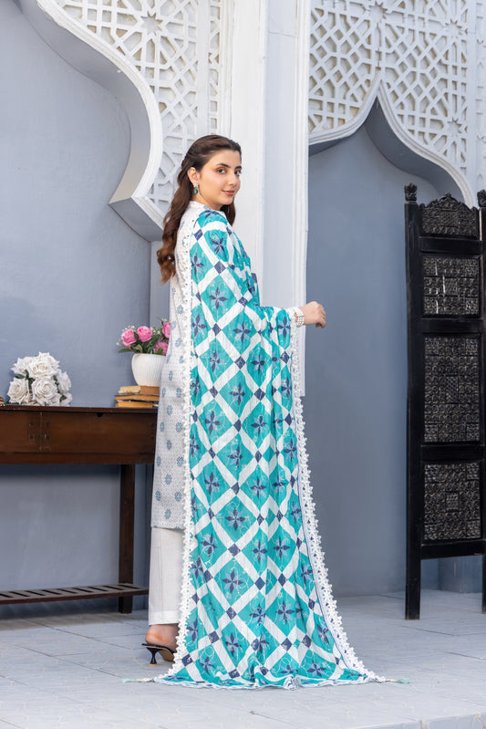 LAZERKARI - 3 PC UNSTITCHED