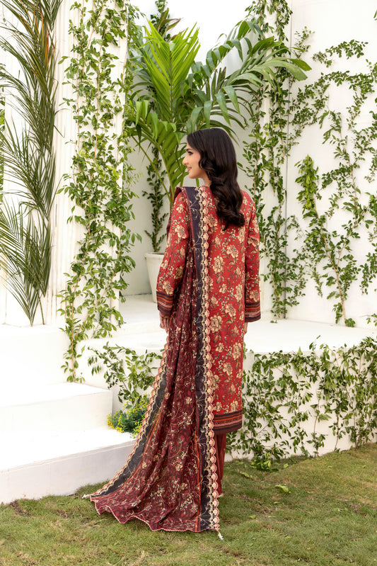 MAAHI - 3 PC UNSTITCHED