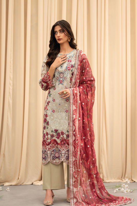 AMANI - 3 PC UNSTITCHED