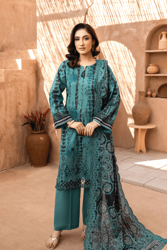 CROWN - 3 PC UNSTITCHED - elayaprints