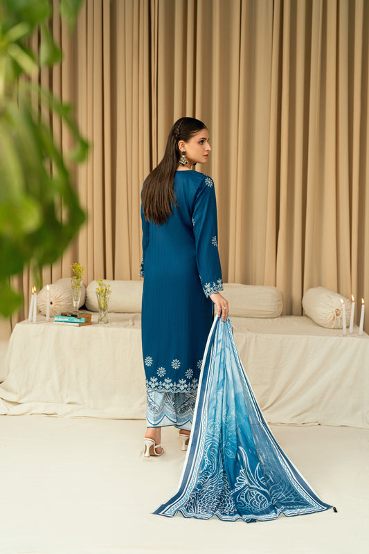 NOIR - 3 PC UNSTITCHED