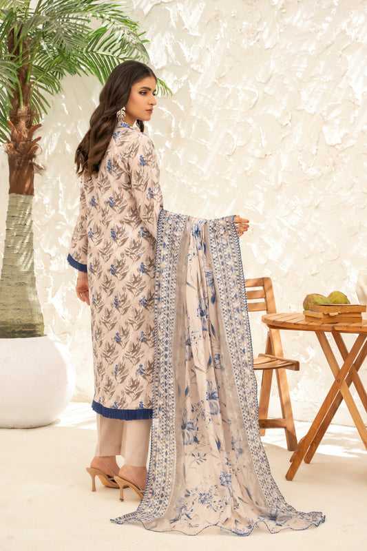 THREADKARI - 3 PC UNSTITCHED