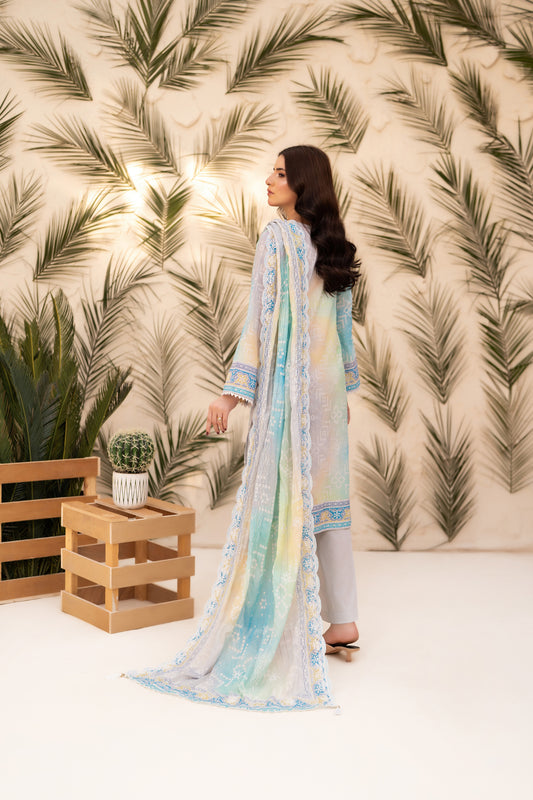 CHUNRI - 3 PC UNSTITCHED