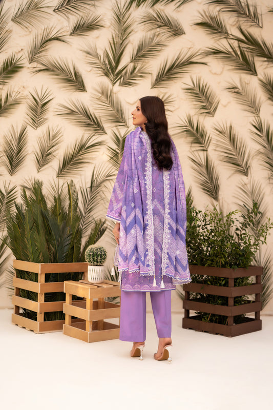 CHUNRI - 3 PC UNSTITCHED