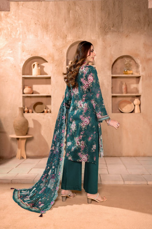 MEHVAR - 3 PC UNSTITCHED - elayaprints