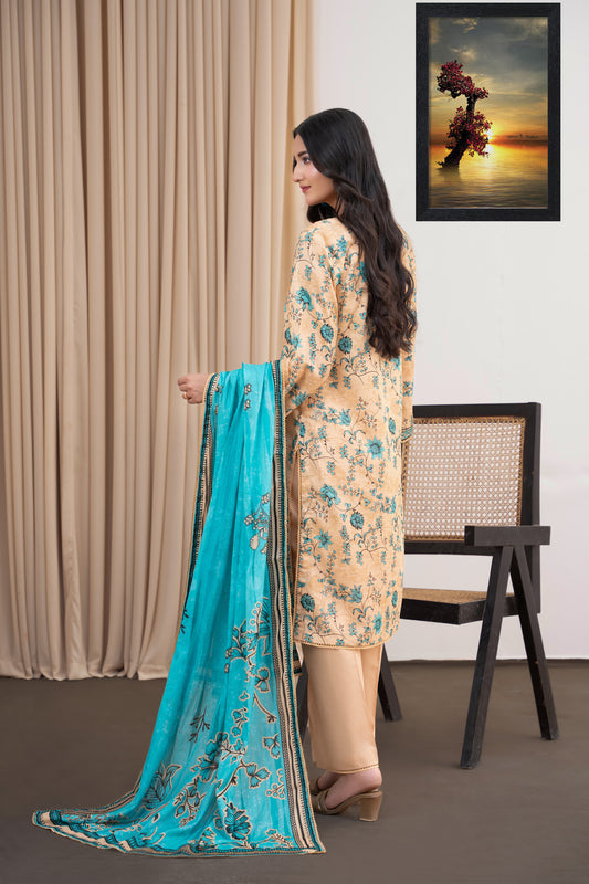 CALENDULA - 3PC UNSTITCHED