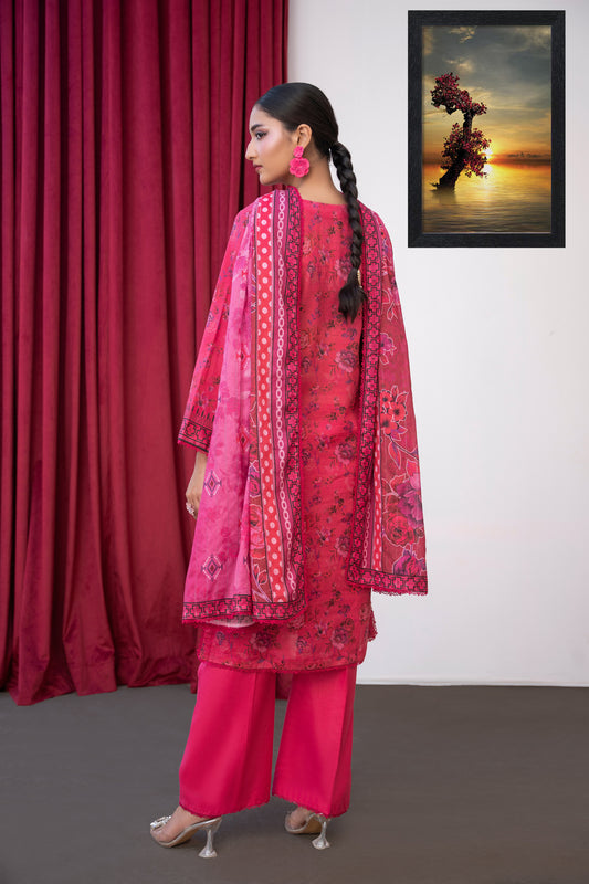 ROSE - 3PC UNSTITCHED