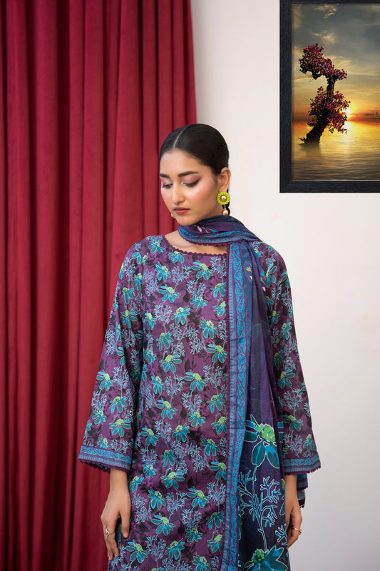 LARKSPUR - 3PC UNSTITCHED