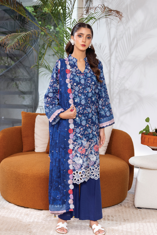 NOOR - 3PC UNSTITCHED