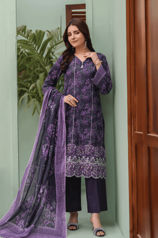 ELAAN - 3 PC UNSTITCHED - elayaprints