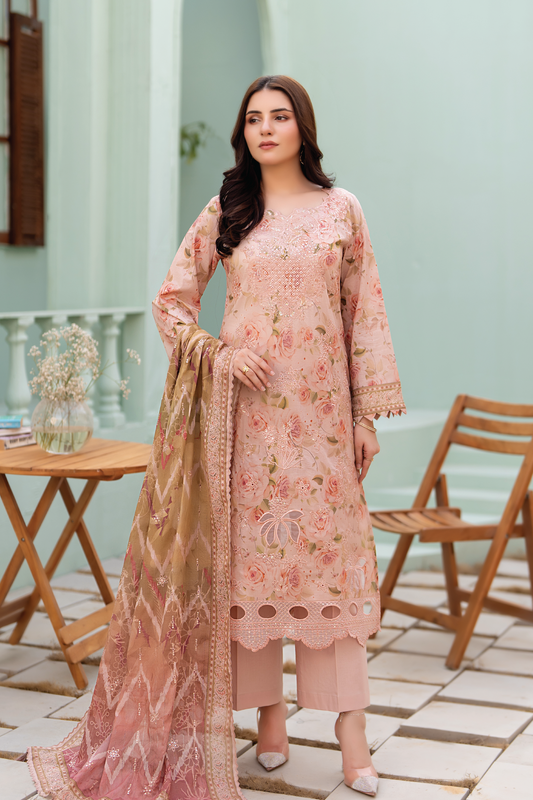 ELAAN - 3 PC UNSTITCHED