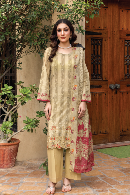 HANIA - 3PC UNSTITCHED