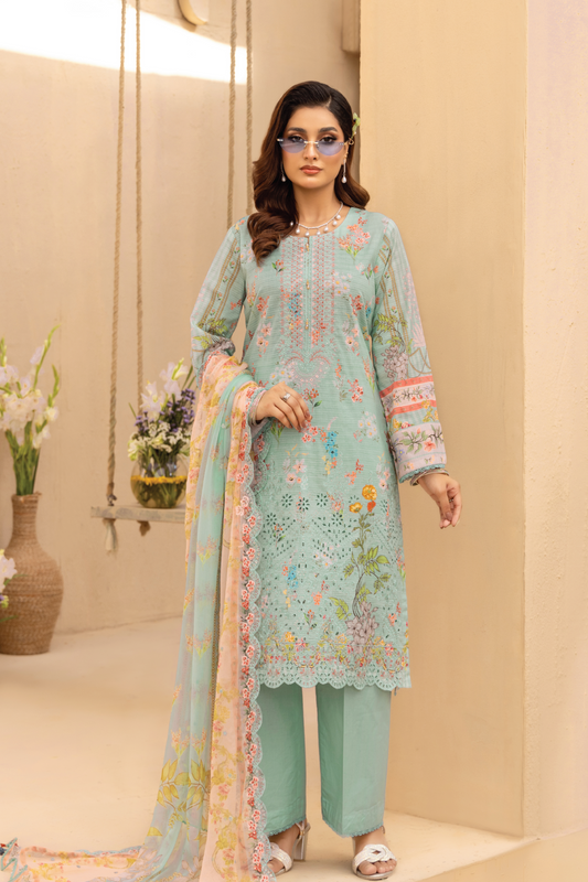 ALIZA - 3 PC UNSTITCHED