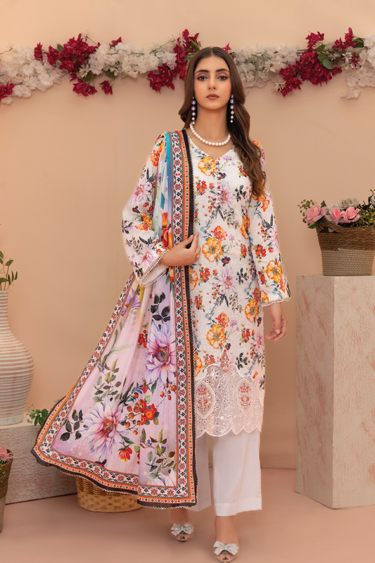 ZOYA - 3 PC UNSTITCHED