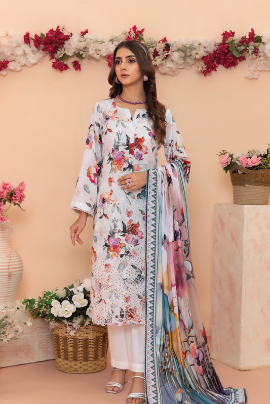 ZOYA - 3 PC UNSTITCHED