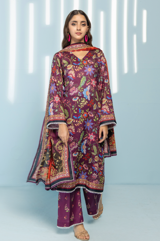 FLORAL SERENAD - 3PC UNSTITCHED