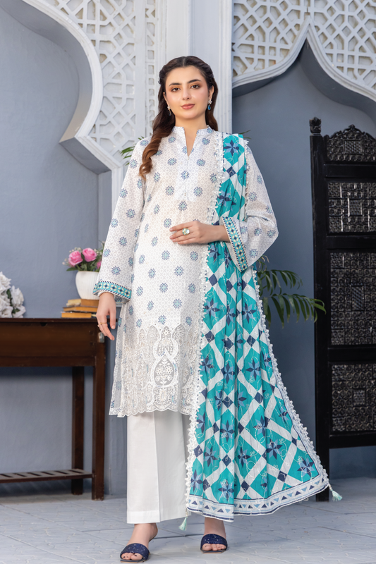 LAZERKARI - 3 PC UNSTITCHED