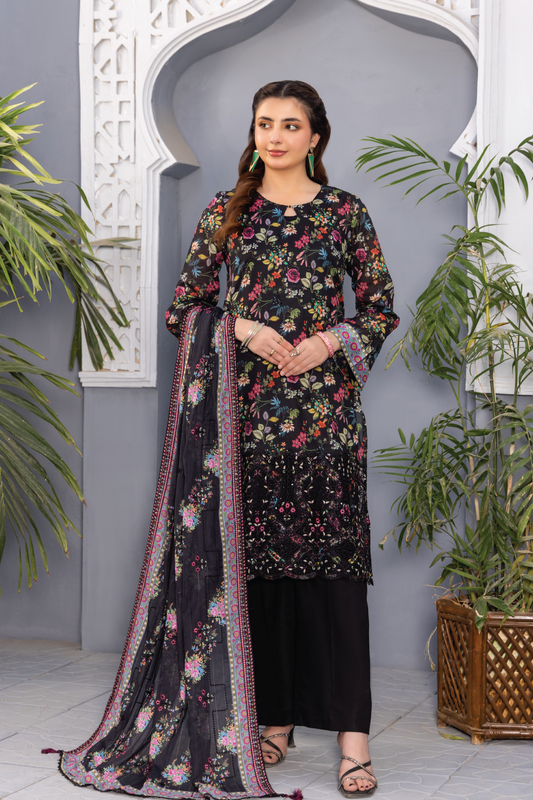 LAZERKARI - 3 PC UNSTITCHED