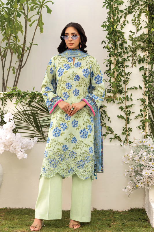 MAAHI - 3 PC UNSTITCHED