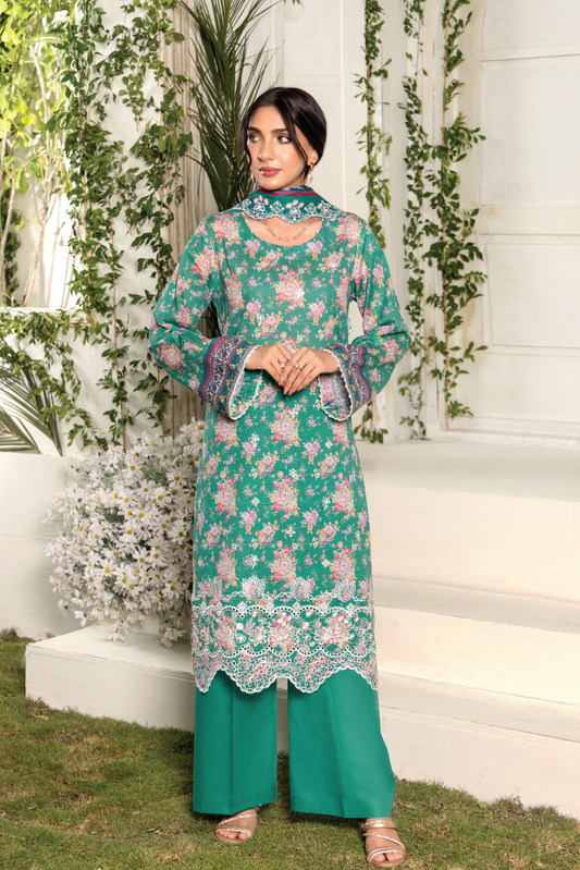 MAAHI - 3 PC UNSTITCHED