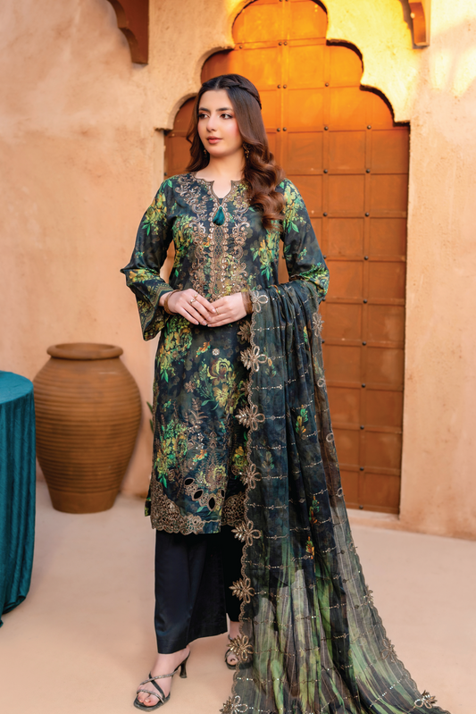 MEHVAR - 3 PC UNSTITCHED