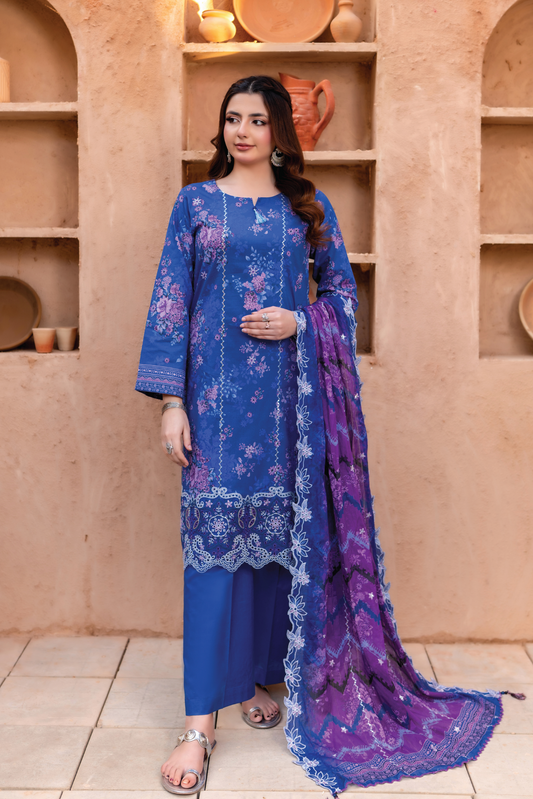 MEHVAR - 3 PC UNSTITCHED