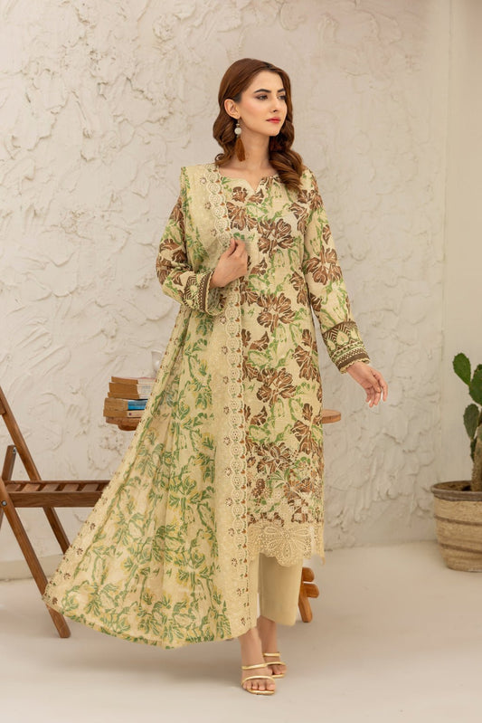 MISHA - 3PC UNSTITCHED - elayaprints
