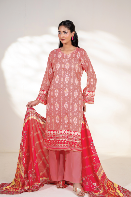 ROSE - 3PC UNSTITCHED