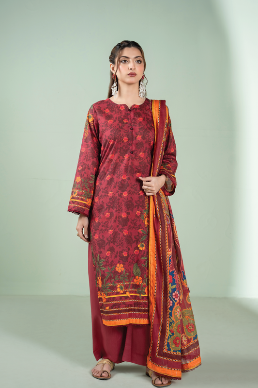 COSMOS - 3 PC UNSTITCHED