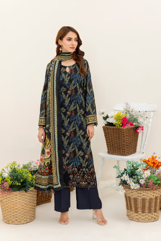 ZAHA - 3 PC UNSTITCHED