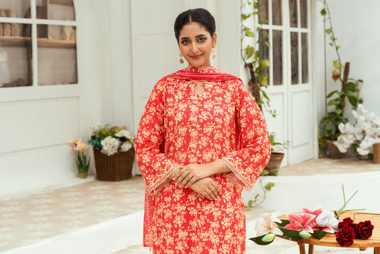 GHUMAN - 3 PC UNSTITCHED