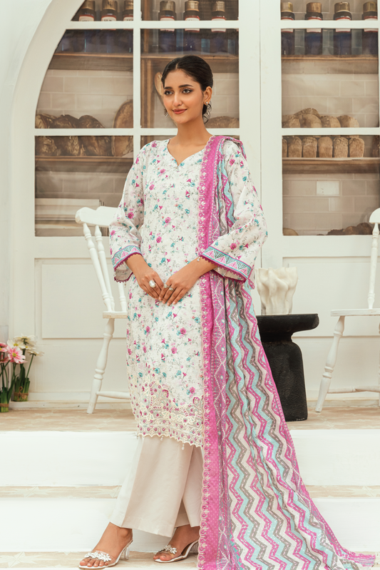 GHUMAN - 3 PC UNSTITCHED