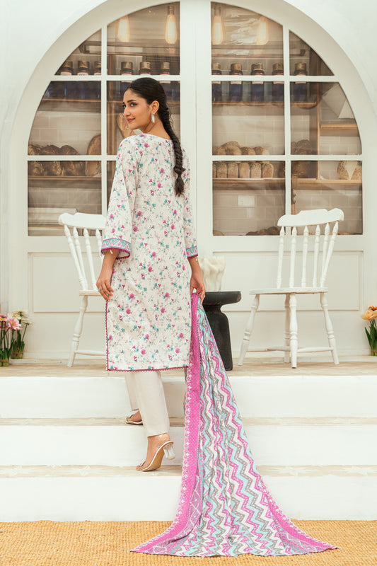 GHUMAN - 3 PC UNSTITCHED