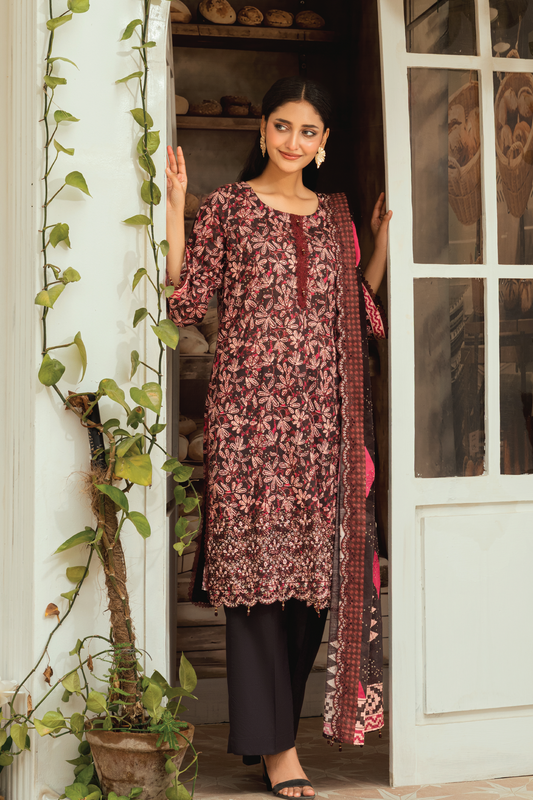 GHUMAN - 3 PC UNSTITCHED
