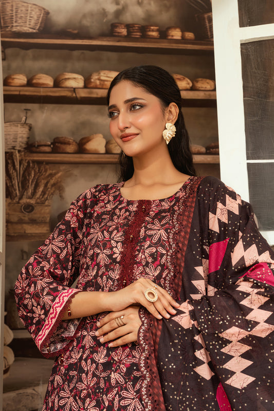GHUMAN - 3 PC UNSTITCHED
