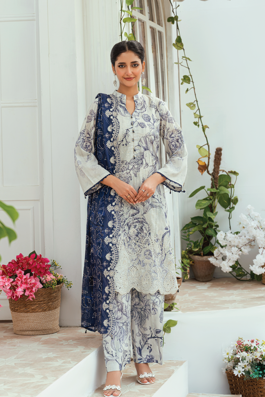 GHUMAN - 3 PC UNSTITCHED