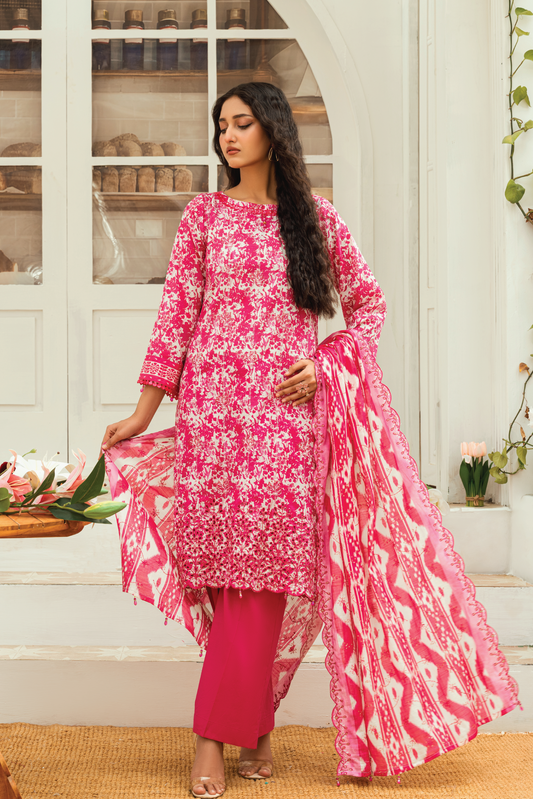 GHUMAN - 3 PC UNSTITCHED