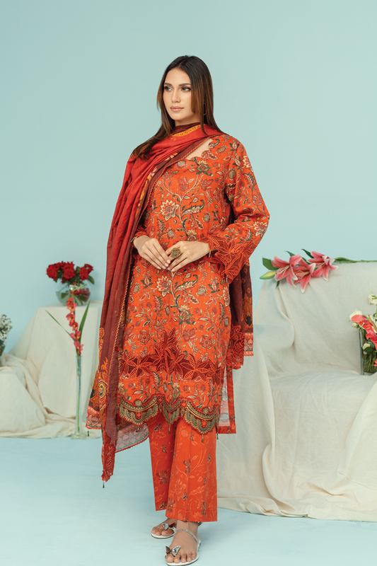MUSHQ - 3PC UNSTITCHED