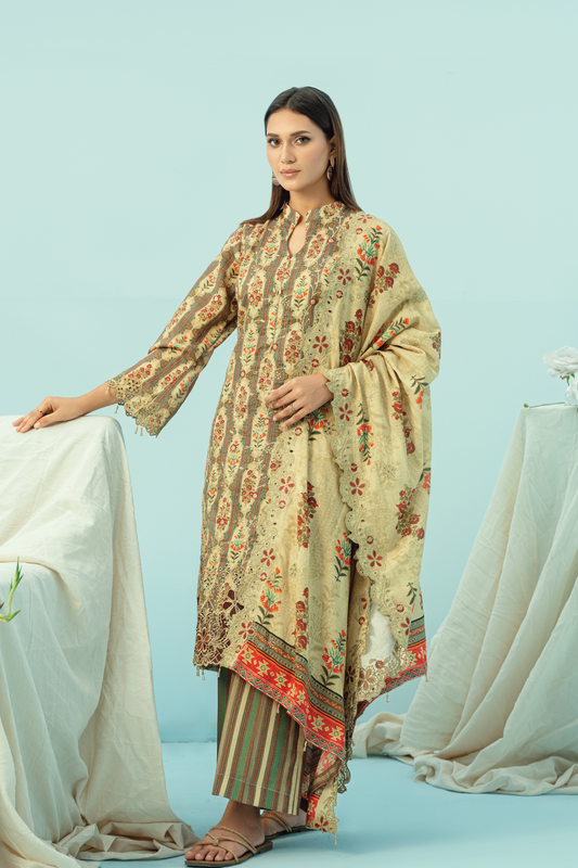 MUSHQ - 3PC UNSTITCHED