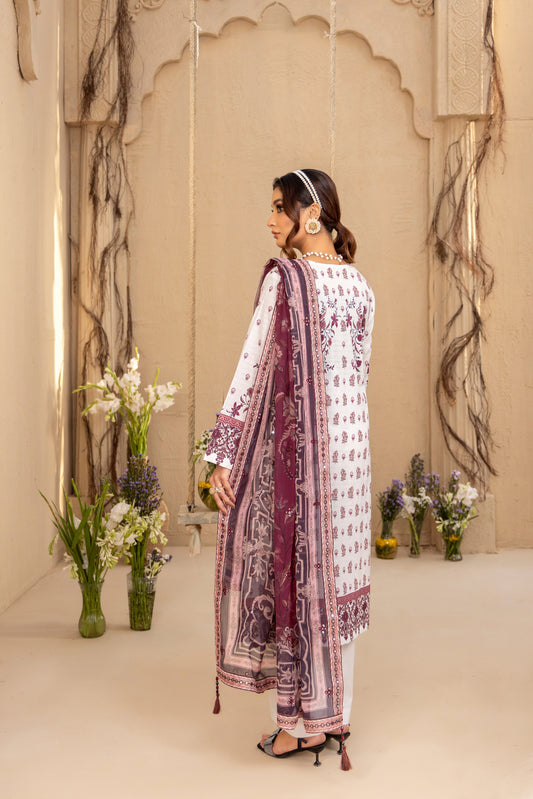 ALIZA - 3 PC UNSTITCHED