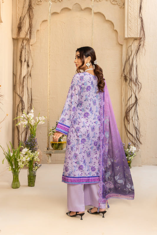 ALIZA - 3 PC UNSTITCHED