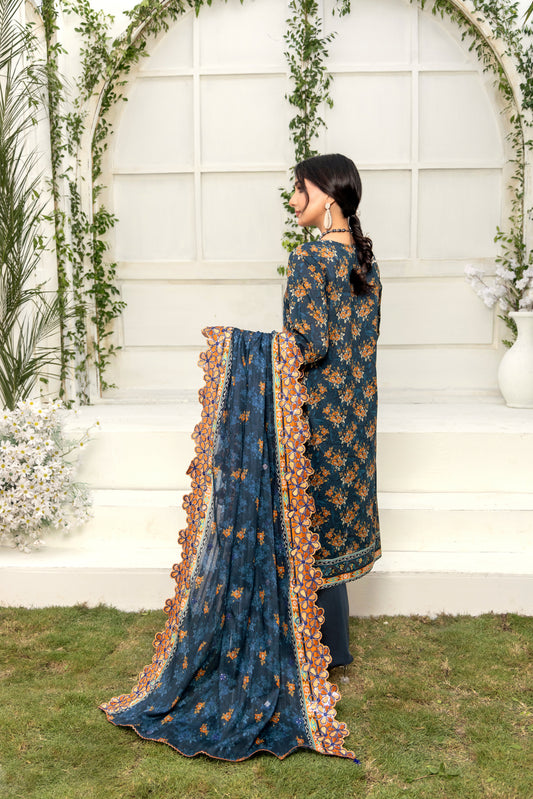 MAAHI - 3 PC UNSTITCHED