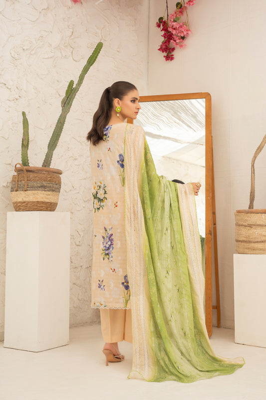 THREADKARI - 3 PC UNSTITCHED