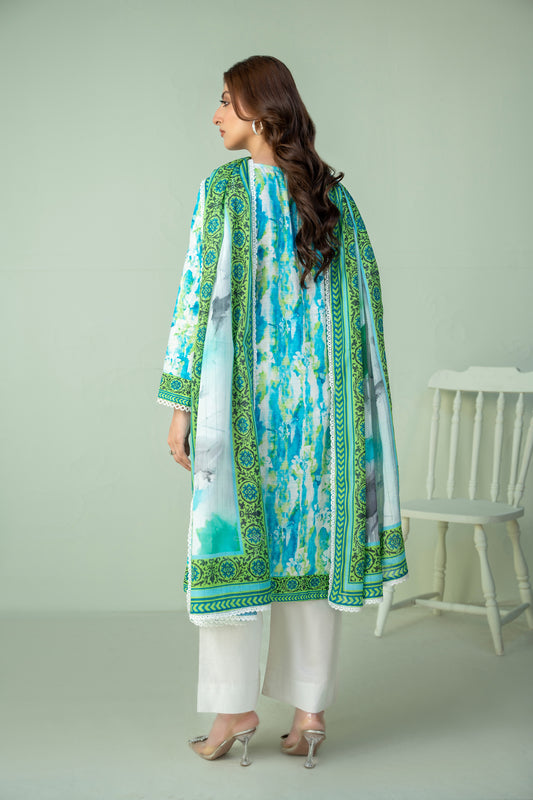 LARKSPUR - 3PC UNSTITCHED