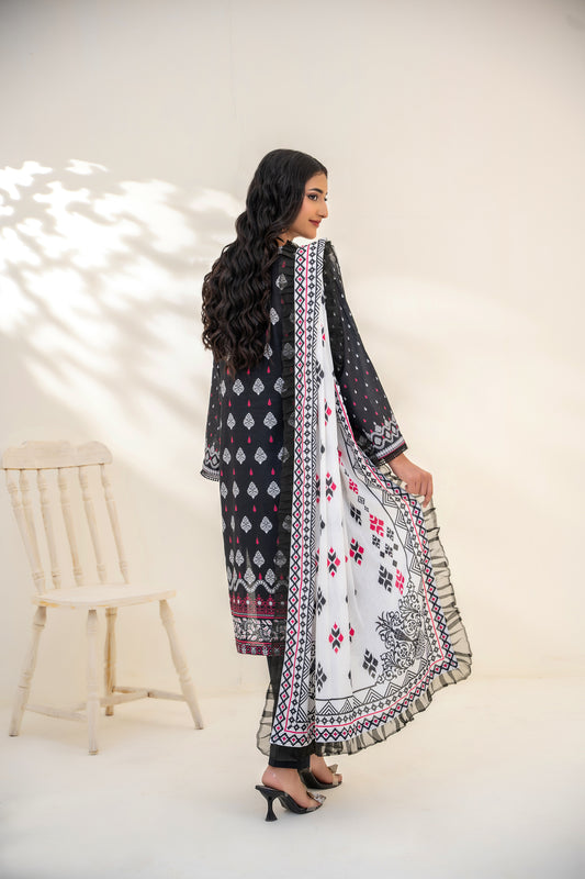 SOLACE - 3PC UNSTITCHED